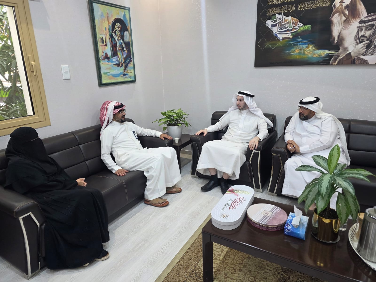 صلة العطاء تبحث آفاق التعاون والشراكة مع مركز التنمية الاجتماعية بالقطيف